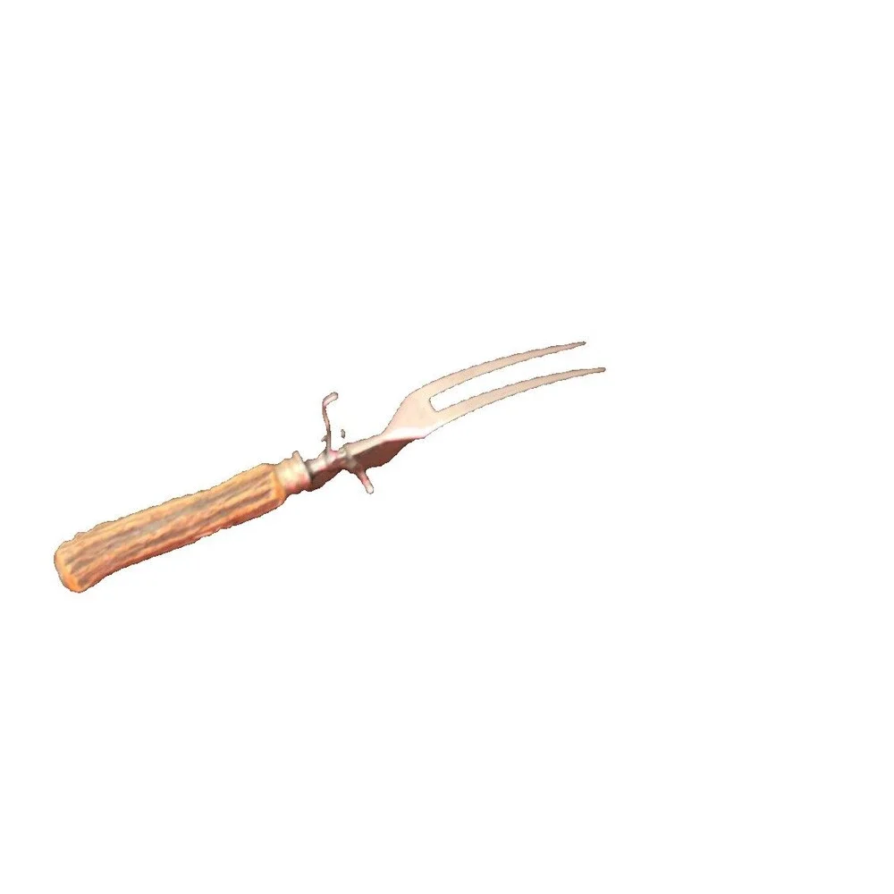 Solingen Germany Carving Set With  Stag Horn Handles 4pc box set Used